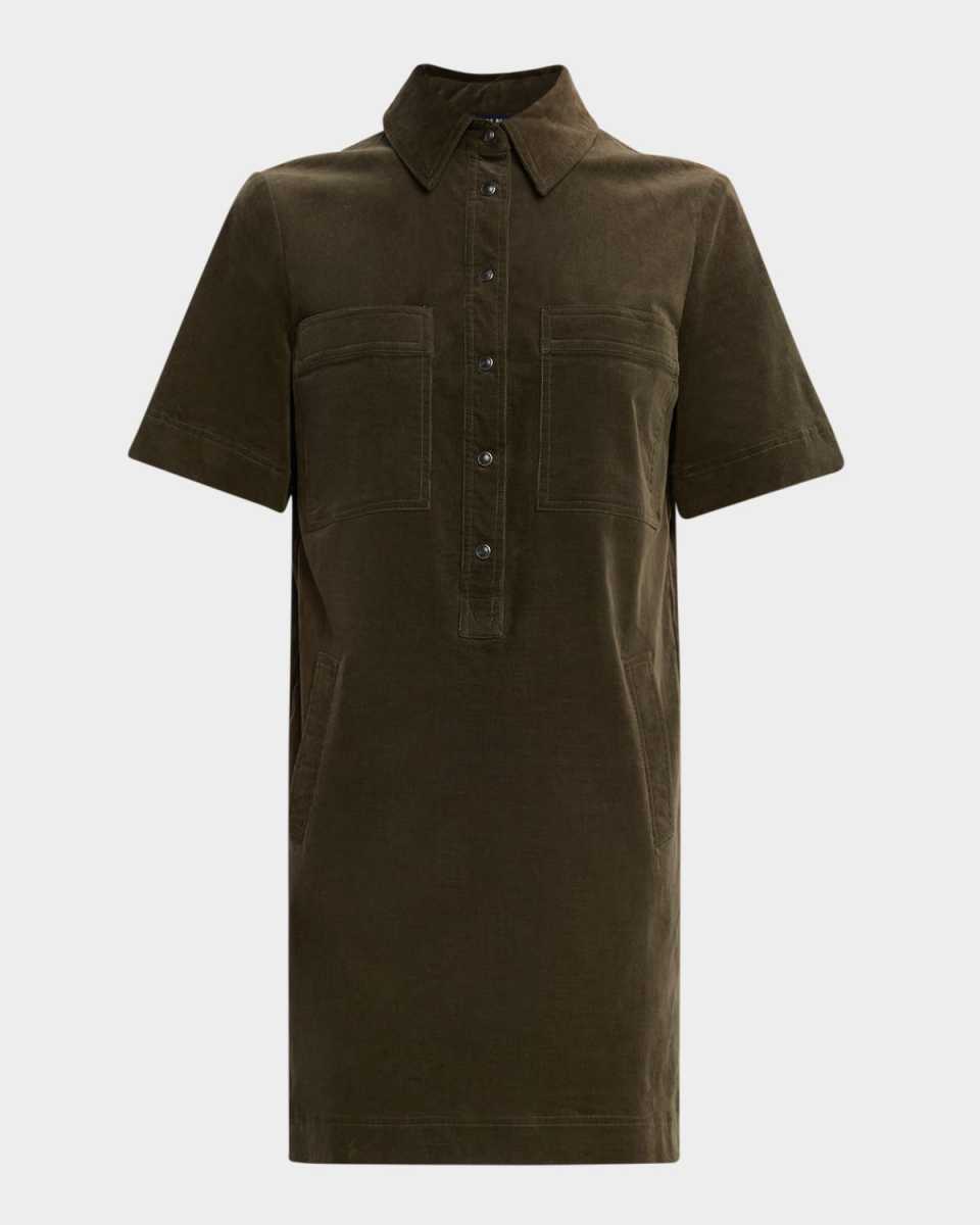 Koulis Corduroy Shirtdress
